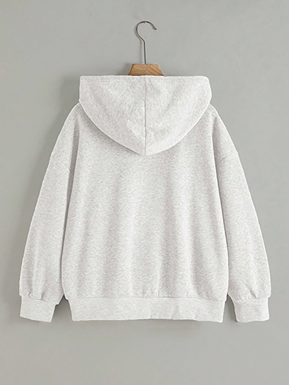Leopard Print hoodies front view double layer design